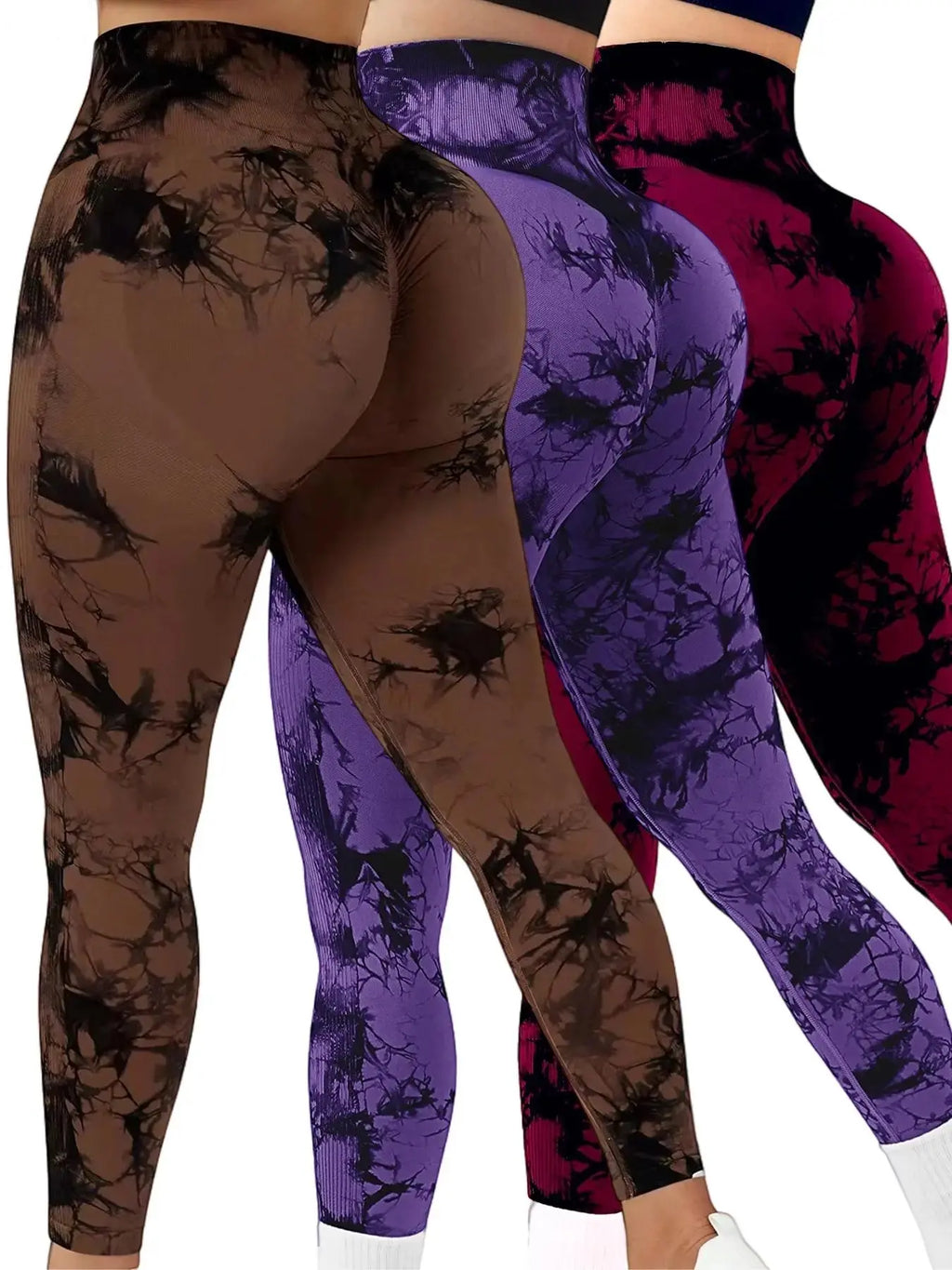 Women'S Solid High Waist Sports Leggings, Tummy Control Skinny Pants, Ladies' Sportswear Clothing for Indoor Outdoor Wear, Summer Outfits 2024, High Waisted Leggings, High Stretch Leggings, Gym Workout Leggings, Stretchy Workout Leggings