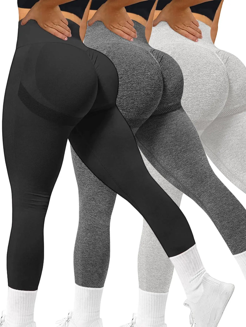 Women'S Solid High Waist Sports Leggings, Tummy Control Skinny Pants, Ladies' Sportswear Clothing for Indoor Outdoor Wear, Summer Outfits 2024, High Waisted Leggings, High Stretch Leggings, Gym Workout Leggings, Stretchy Workout Leggings