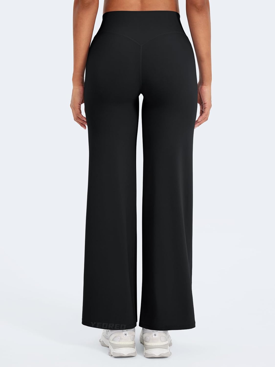 Women's High Waist No Front Seam Straight Leggings - 29"/31.5"/33"/35" Buttery Soft Gym and Yoga Pants