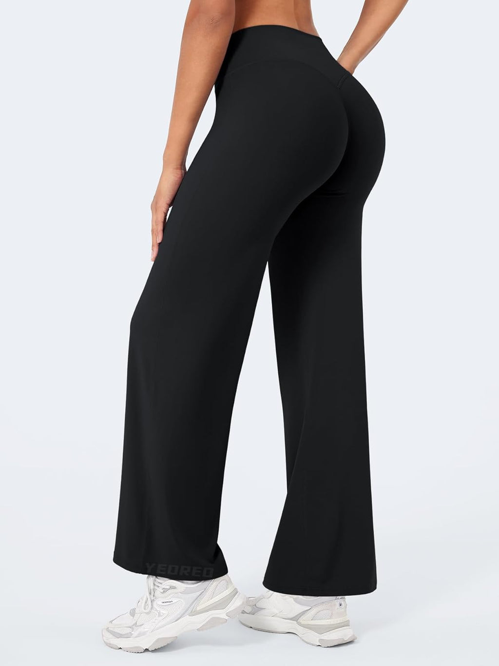 Women's High Waist No Front Seam Straight Leggings - 29"/31.5"/33"/35" Buttery Soft Gym and Yoga Pants