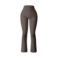 Women'S Bootcut Pants Ribbed Seamless Workout High Waist Bell Bottoms Flare Leggings