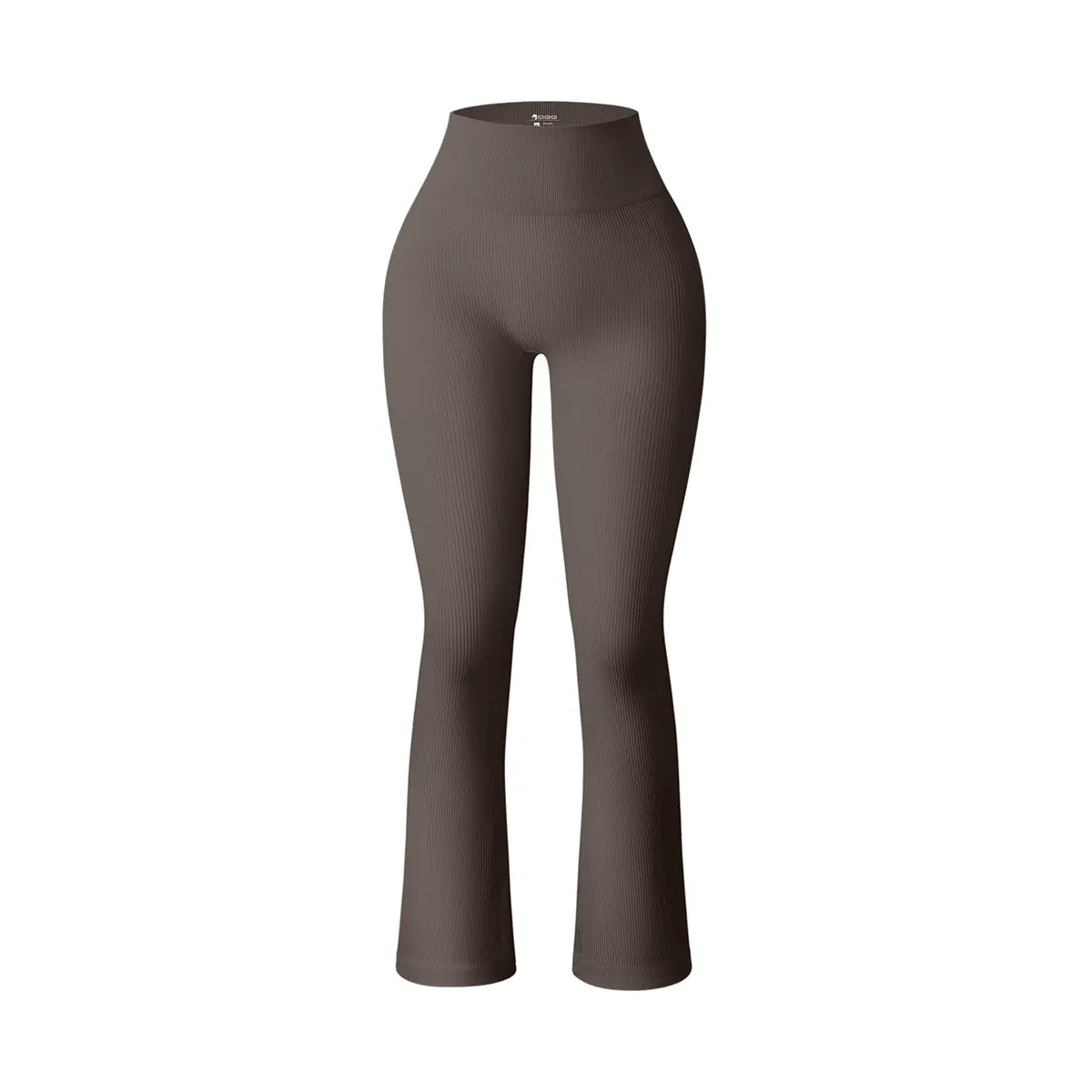Women'S Bootcut Pants Ribbed Seamless Workout High Waist Bell Bottoms Flare Leggings