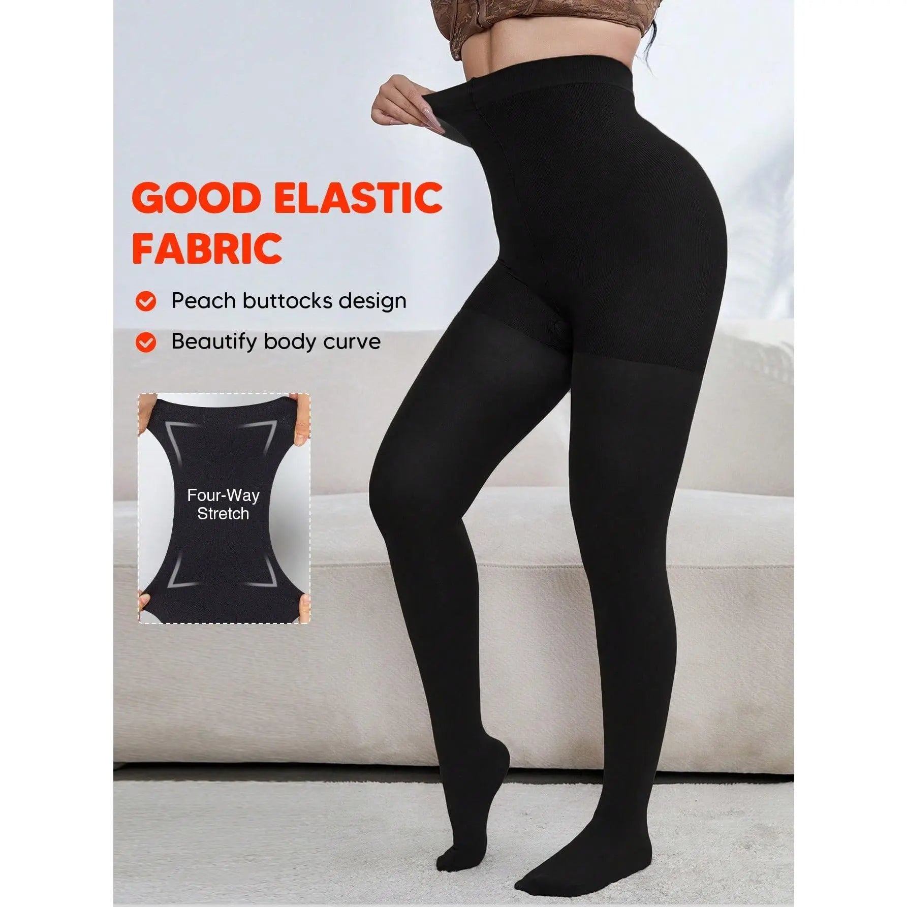 Women'S Ultra High Waisted Tummy Control Compression Butt Lifting Thigh Slimmer Shapewear Leggings