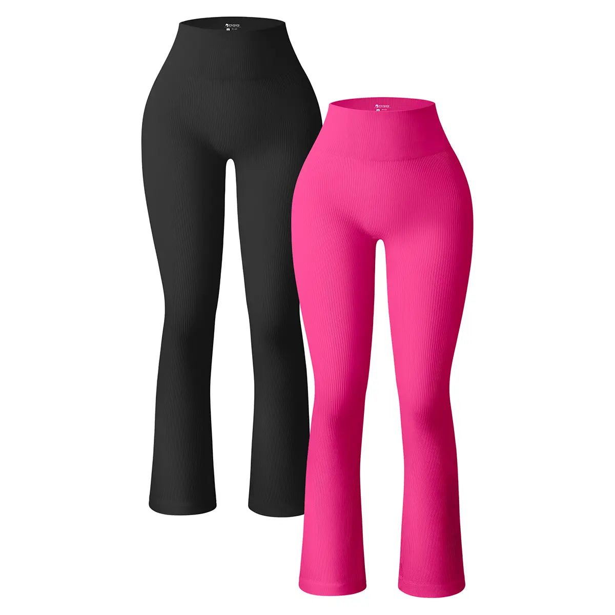 Women'S Yoga Pants Ribbed Seamless Workout High Waist Bell Bottoms Flare Leggings Comfort