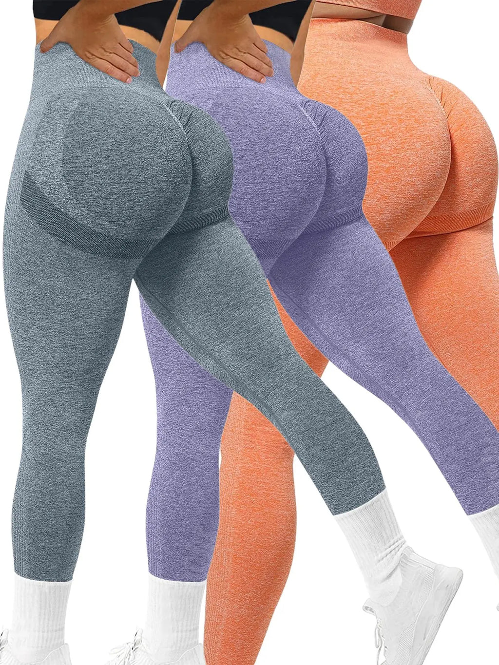 Women'S Solid High Waist Sports Leggings, Tummy Control Skinny Pants, Ladies' Sportswear Clothing for Indoor Outdoor Wear, Summer Outfits 2024, High Waisted Leggings, High Stretch Leggings, Gym Workout Leggings, Stretchy Workout Leggings