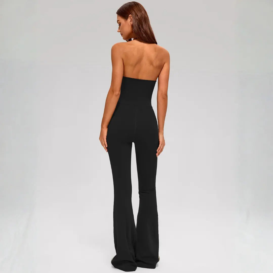 Women'S Backless Halter Sports Jumpsuit Tummy Control Buttery Soft Activewear for Daily Wear & Training